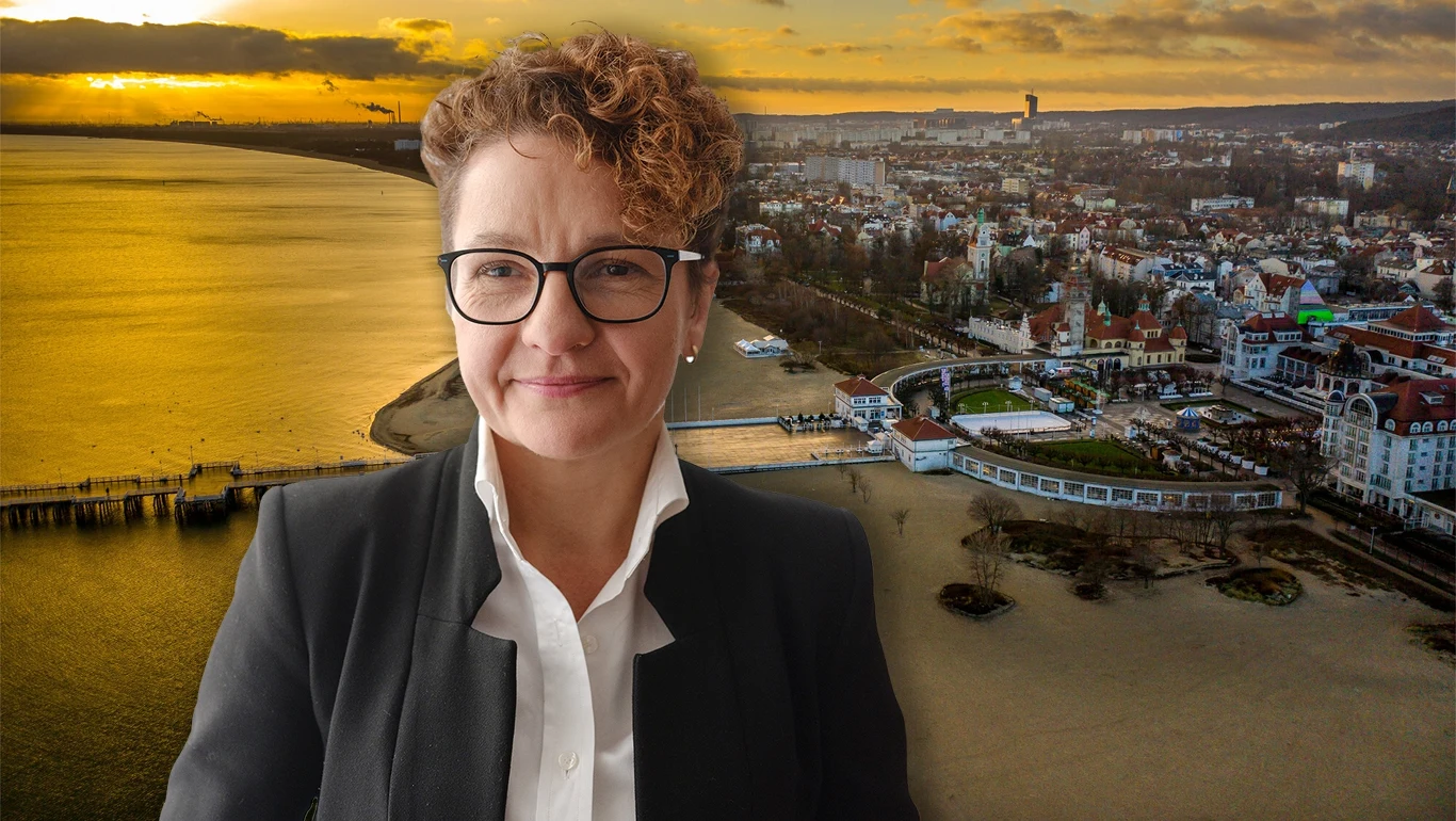 Magdalena Czarzyńska-Jachim na tle Sopotu (fot. Przemek Świderski/Reporter) Magdalena Czarzyńska-Jachim na tle Sopotu (fot. Przemek Świderski/Reporter)