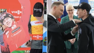 Poruszające sceny w Planicy. Anze Lanisek uhonorowany przez Andrzeja Dudę