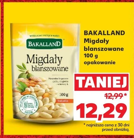 Bakalland Migdały blanszowane 100 g