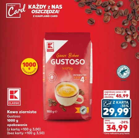 Kawa ziarnista Gustoso