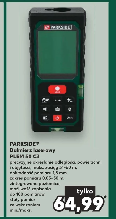 Dalmierz laserowy Parkside
