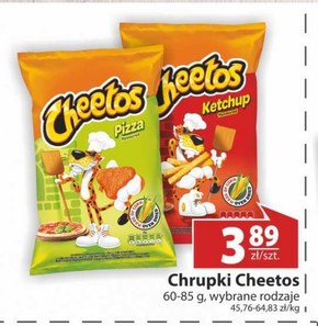Cheetos Chrupki kukurydziane o smaku ketchupowym 85 g niska cena