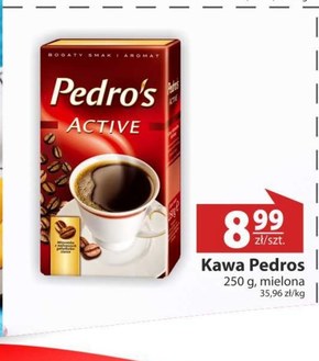 Pedro's Active Kawa mielona 250 g niska cena