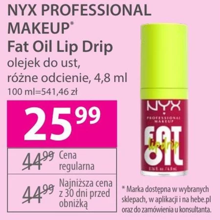 Олія для губ Nyx
