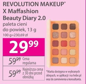 Paleta cieni do powiek Makeup Revolution niska cena