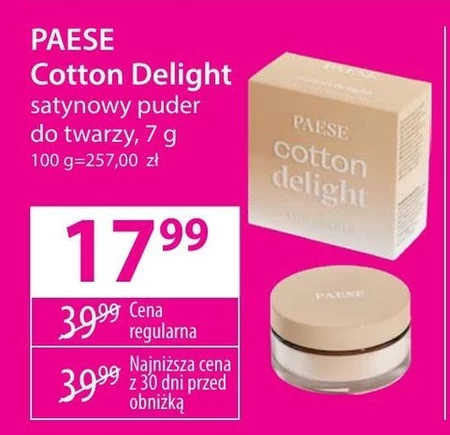 Puder do twarzy Paese