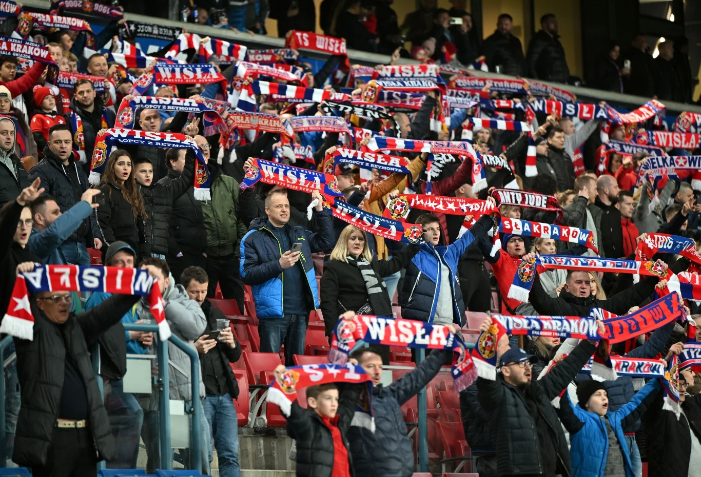 Kibice kolejny raz wsparli Wisłę Kraków