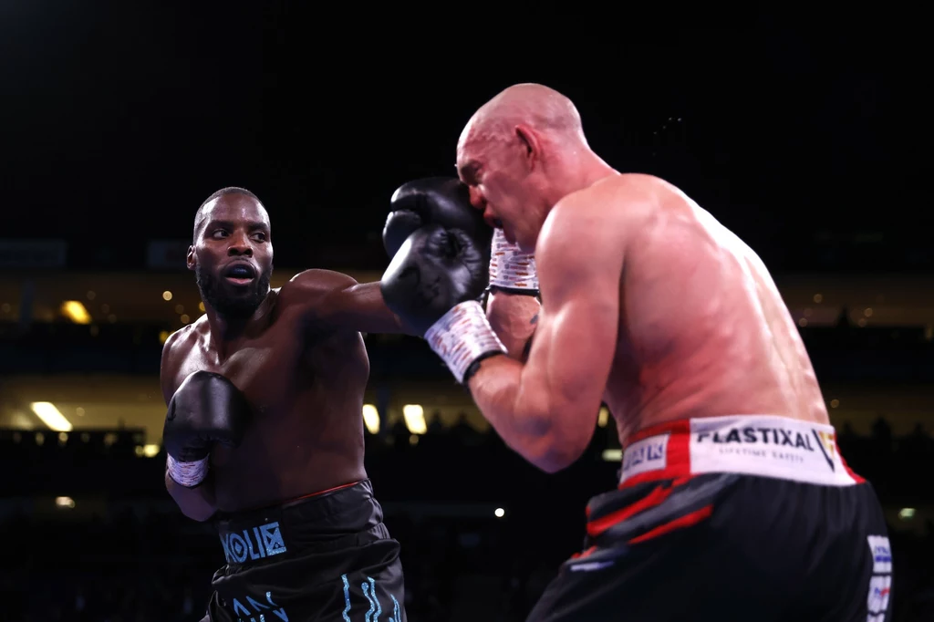 Lawrence Okolie tutaj w walce z Michałem Cieślakiem Lawrence Okolie tutaj w walce z Michałem Cieślakiem