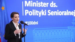 Minister ds. polityki senioralnej Marzena Okła-Drewnowicz przedstawiła harmonogram dot. wprowadzenia bonu senioralnego
