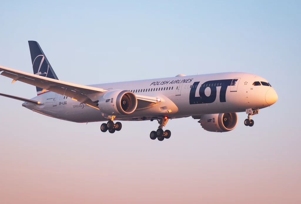 Boeing 787-9 linii lotniczych LOT.