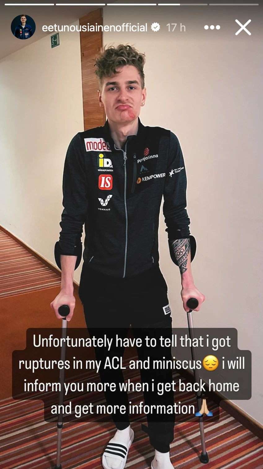 Eetu Nousiainen kontuzjowany