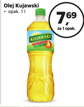 Kujawski Olej rzepakowy z pierwszego tłoczenia 1 l niska cena