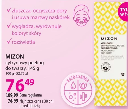 Mizon Cytrynowy peeling rewitalizujący do twarzy 145 g