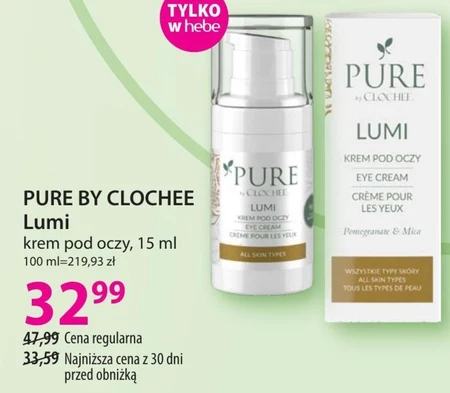 Крем для повік Pure by Clochee