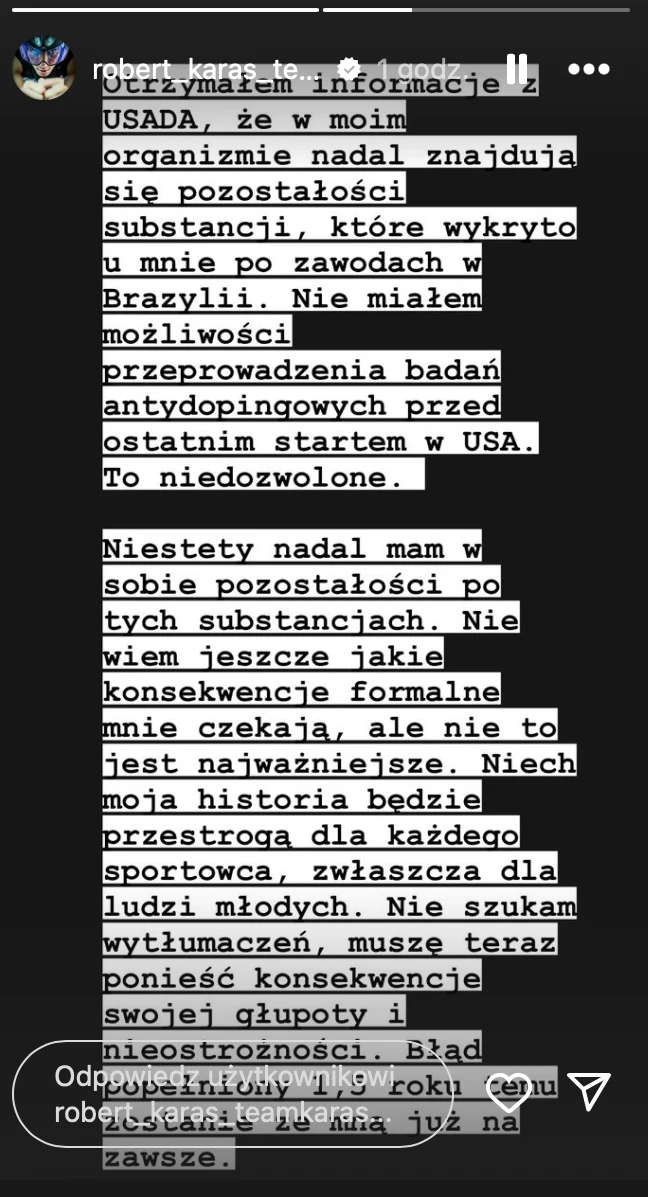 Robert Karaś przekazał kibicom fatalne wieści 