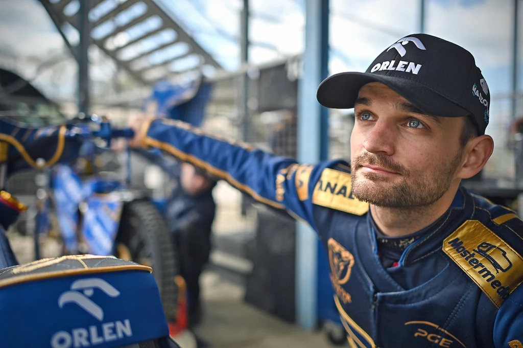Bartosz Zmarzlik na treningu Motoru Lublin. Bartosz Zmarzlik na treningu Motoru Lublin.