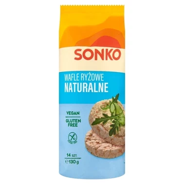 Sonko Wafle ryżowe naturalne 130 g (14 sztuk) - 0