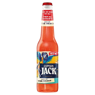 Captain Jack Jack on the Beach Piwo z napojem o smaku pomarańczy cytryny i grenadyny 400 ml - 0