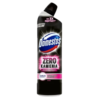 Domestos Zero Kamienia Pink Żel do toalet 750 ml - 0