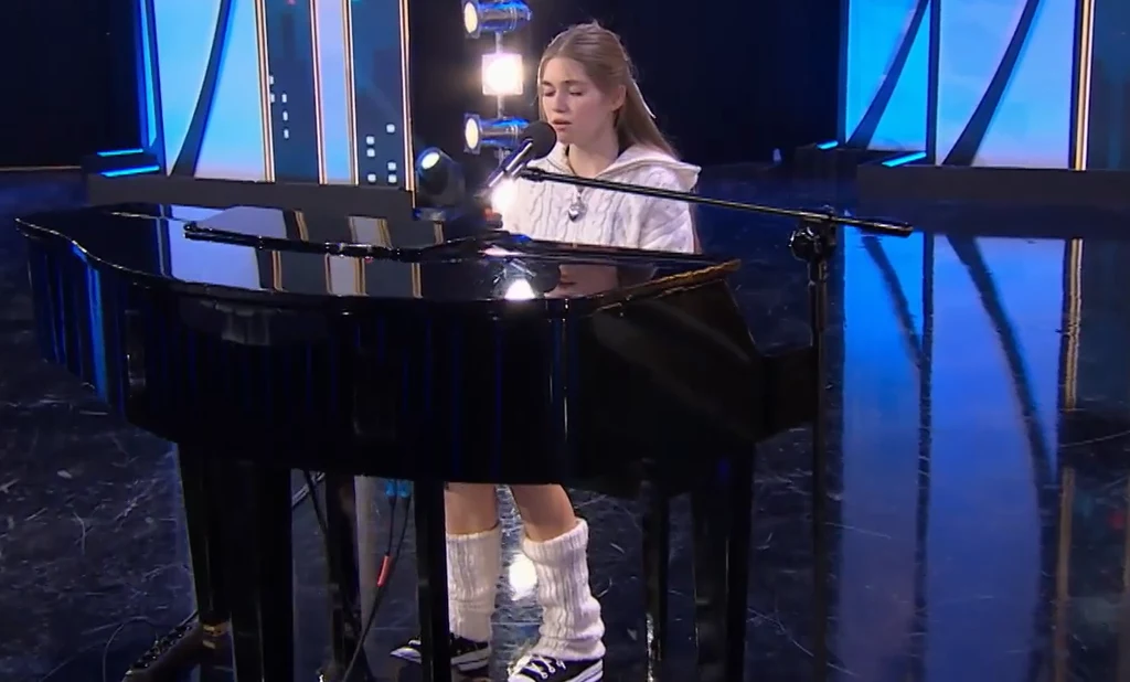 Oliwia Miś na scenie "Mam Talent"