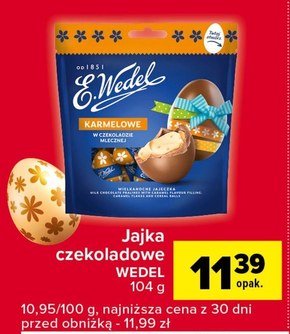 Jajka czekoladowe Wedel niska cena