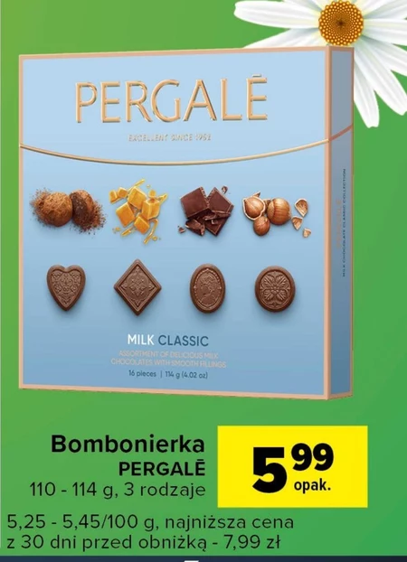 Шоколадна коробка Pergale