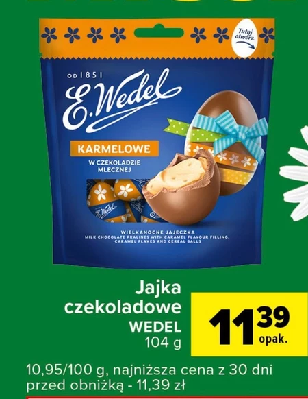 Шоколадні яйця E. Wedel