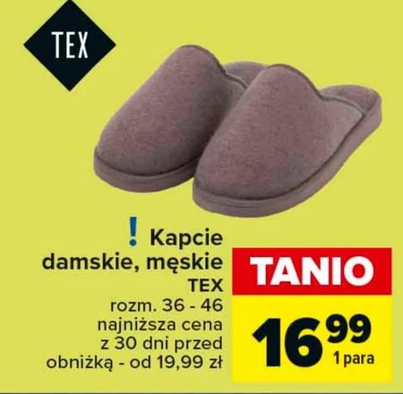 Kapcie TEX