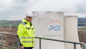 PGE Polska Grupa Energetyczna - Dariusz Marzec, prezes PGE, z wizytą w Kompleksie Turów