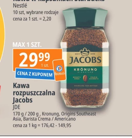 Kawa rozpuszczalna Jacobs