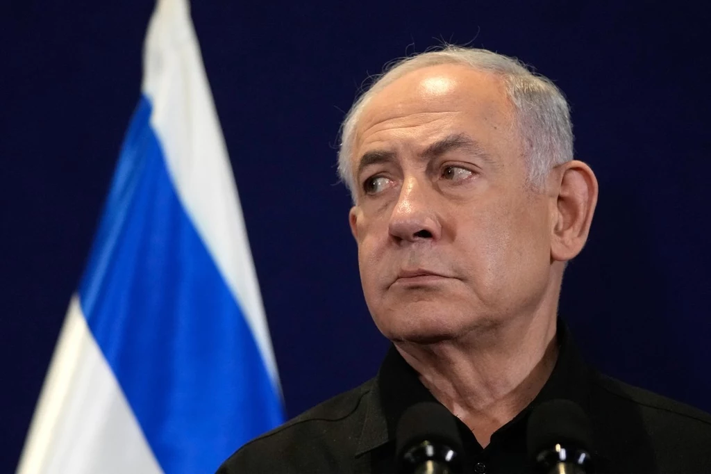 Na zdjęciu Benjamin Netanjahu, Izrael reaguje po rezolucji ONZ