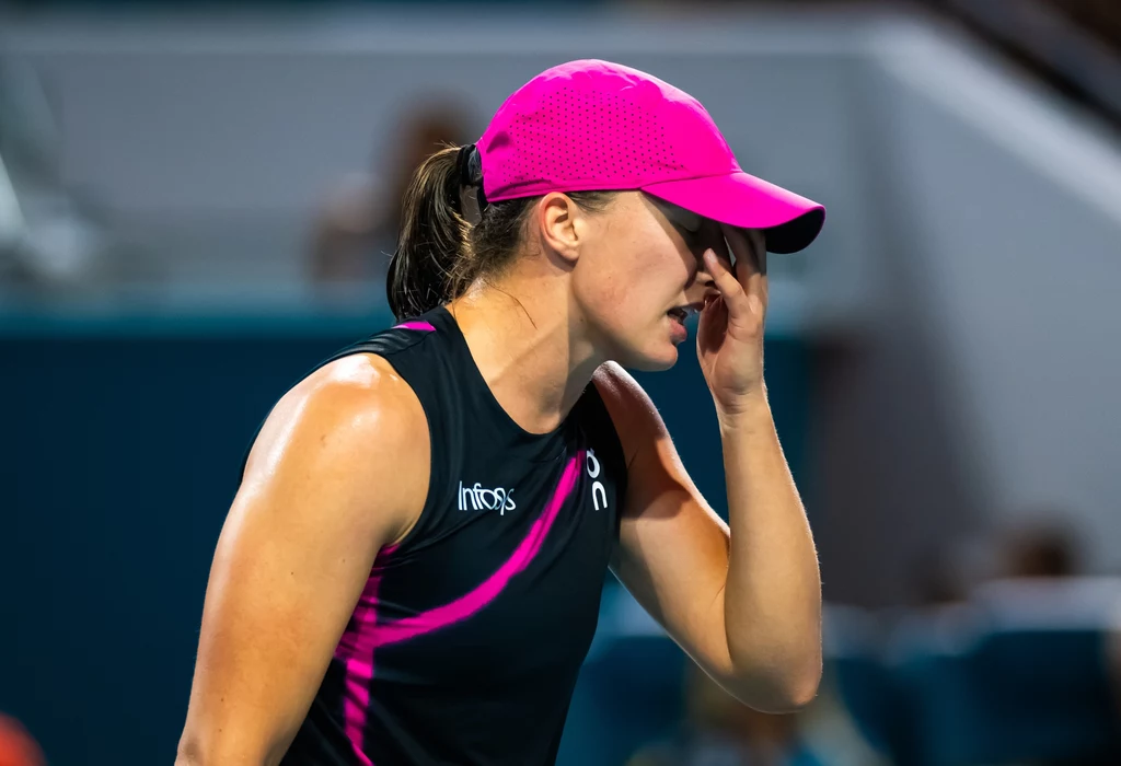 Iga Świątek żegna się z turniejem WTA 1000 w Miami Iga Świątek żegna się z turniejem WTA 1000 w Miami
