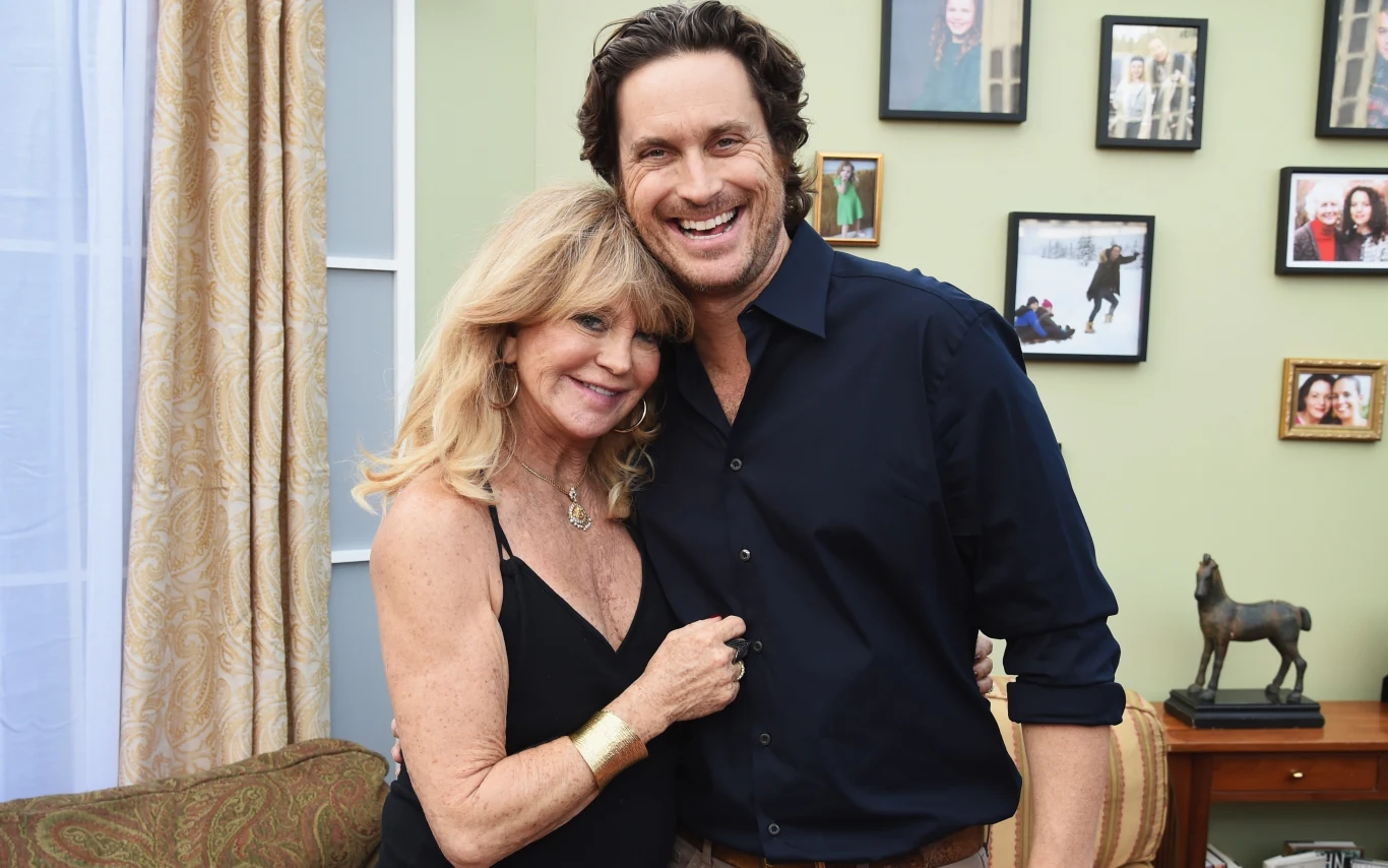Goldie Hawn i Oliver Hudson Goldie Hawn i Oliver Hudson