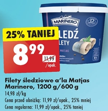 Filety śledziowe Marinero