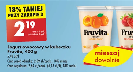 Jogurt owocowy FruVita