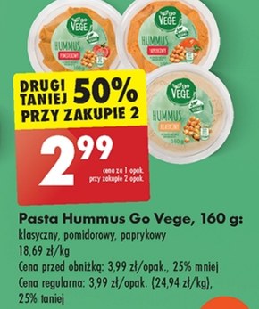 Hummus Go Vege niska cena