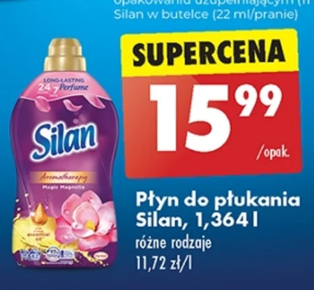 Silan Aromatherapy Magic Magnolia Płyn do zmiękczania tkanin 1364 ml (62 prania)