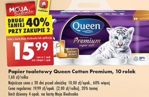 Papier toaletowy Queen niska cena