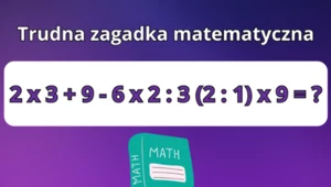 Zagadka matematyczna: Czy uda ci się ją rozwiązać? Internauci załamują ręce