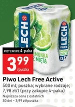 Lech Free Piwo bezalkoholowe limonka z miętą 500 ml