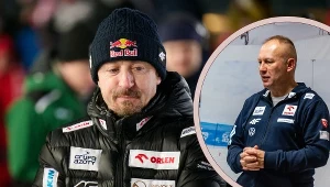 Adam Małysz i Stanisław Szymanik (w ramce)