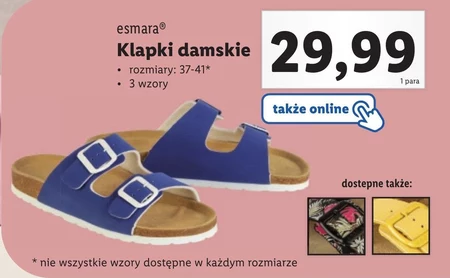 Klapki damskie Esmara