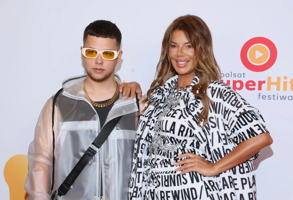 Edyta Górniak z synem Alanem