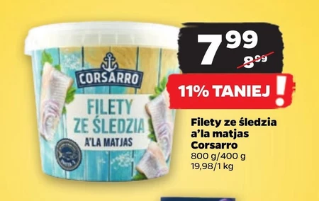 Filety śledziowe Corsarro