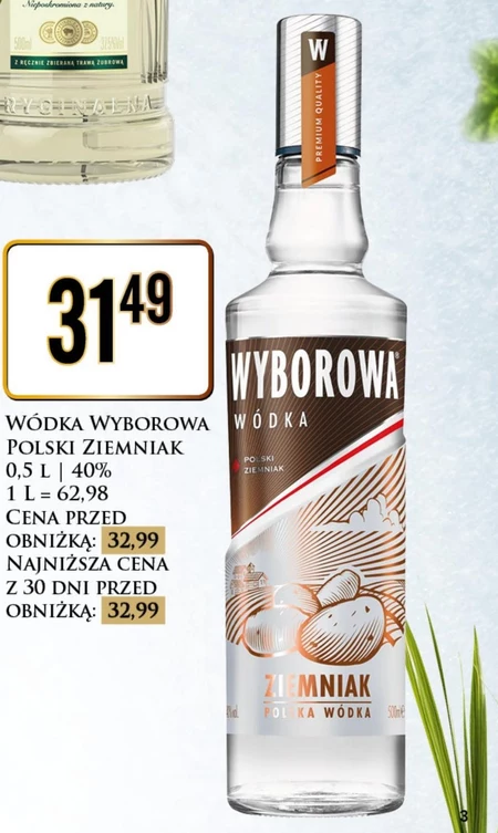 Wyborowa Polski Ziemniak Wódka 500 ml