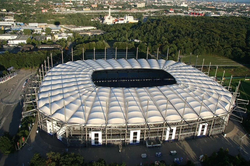 Imtech Arena w Hamburgu-Bahrenfeld 