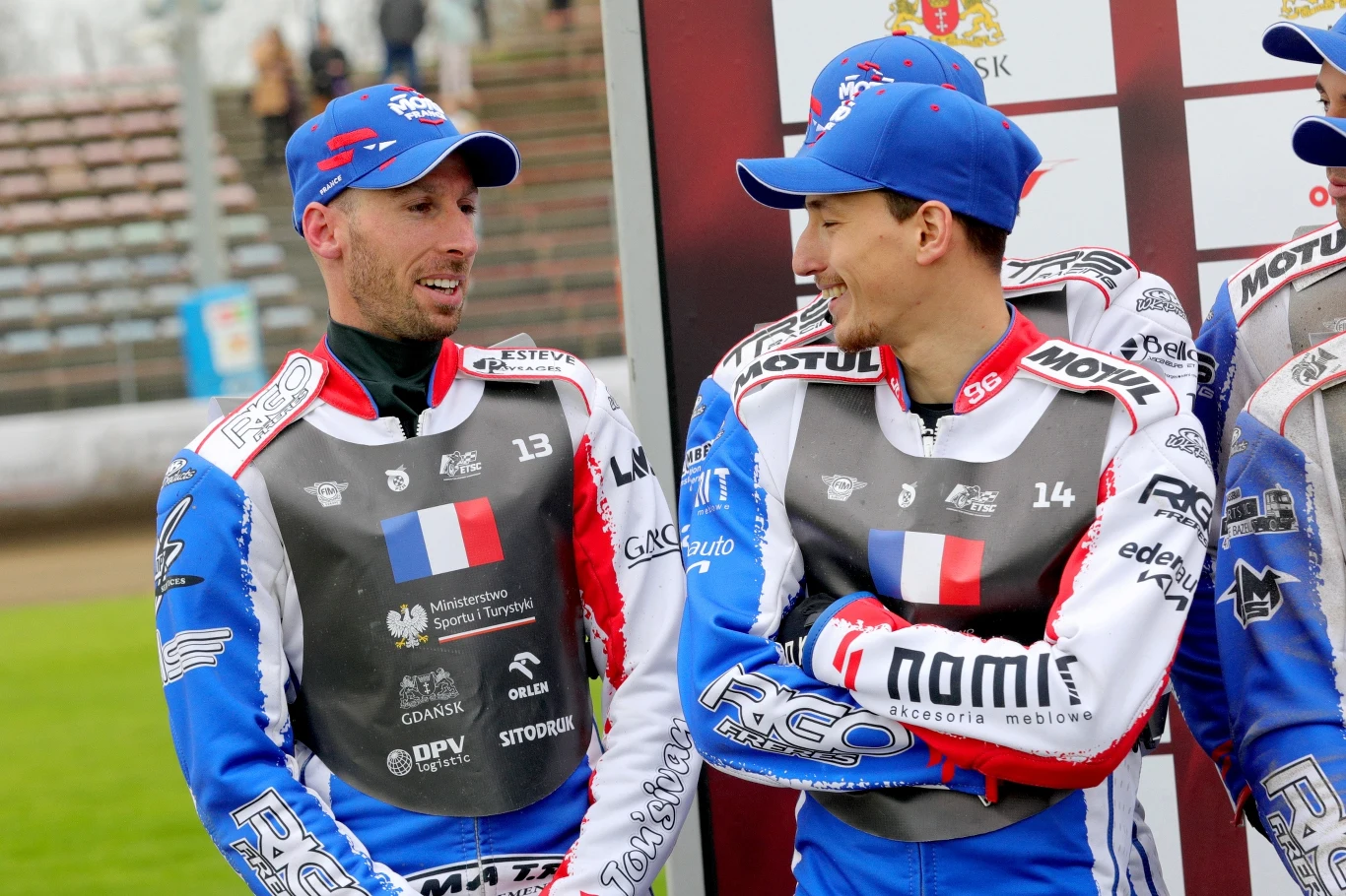 David Bellego i Dimitri Berge w barwach reprezentacji Francji.