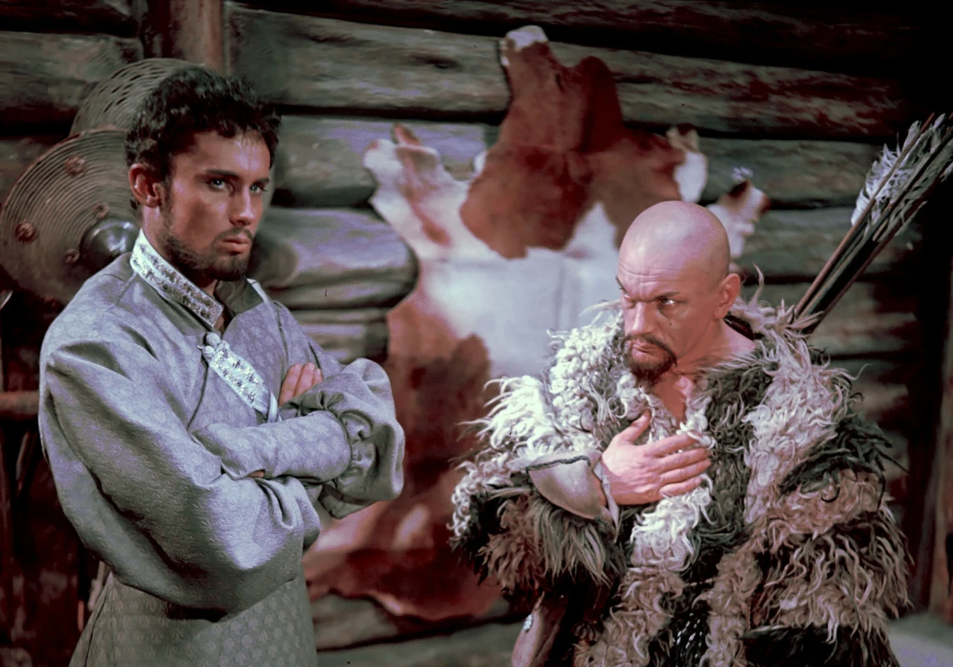 Daniel Olbrychski i Leonard Andrzejewski w filmie "Pan Wołodyjowski"