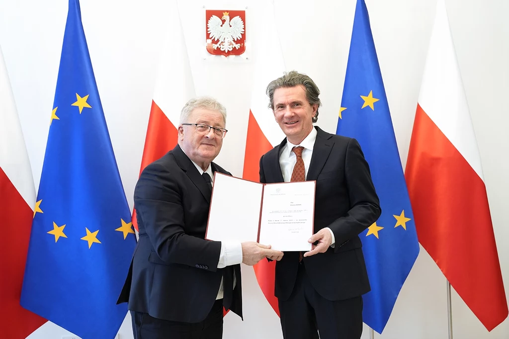 Minister Czesław Siekierski i nowy szef KRUS Dariusz Rohde