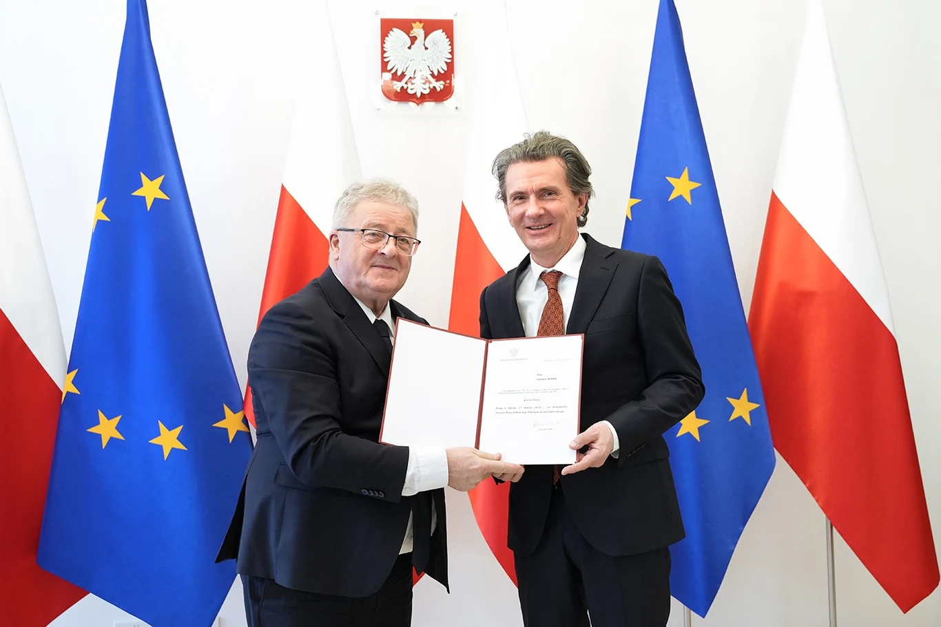 Minister Czesław Siekierski i nowy szef KRUS Dariusz Rohde Minister Czesław Siekierski i nowy szef KRUS Dariusz Rohde